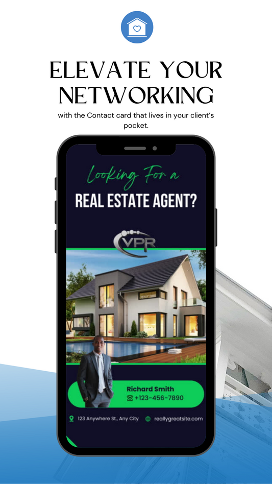 Virtual, Digital, Textable Business Cards - 4 designs