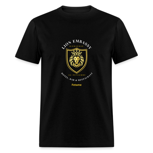 Unisex Classic T-Shirt - Lion Embassy - black