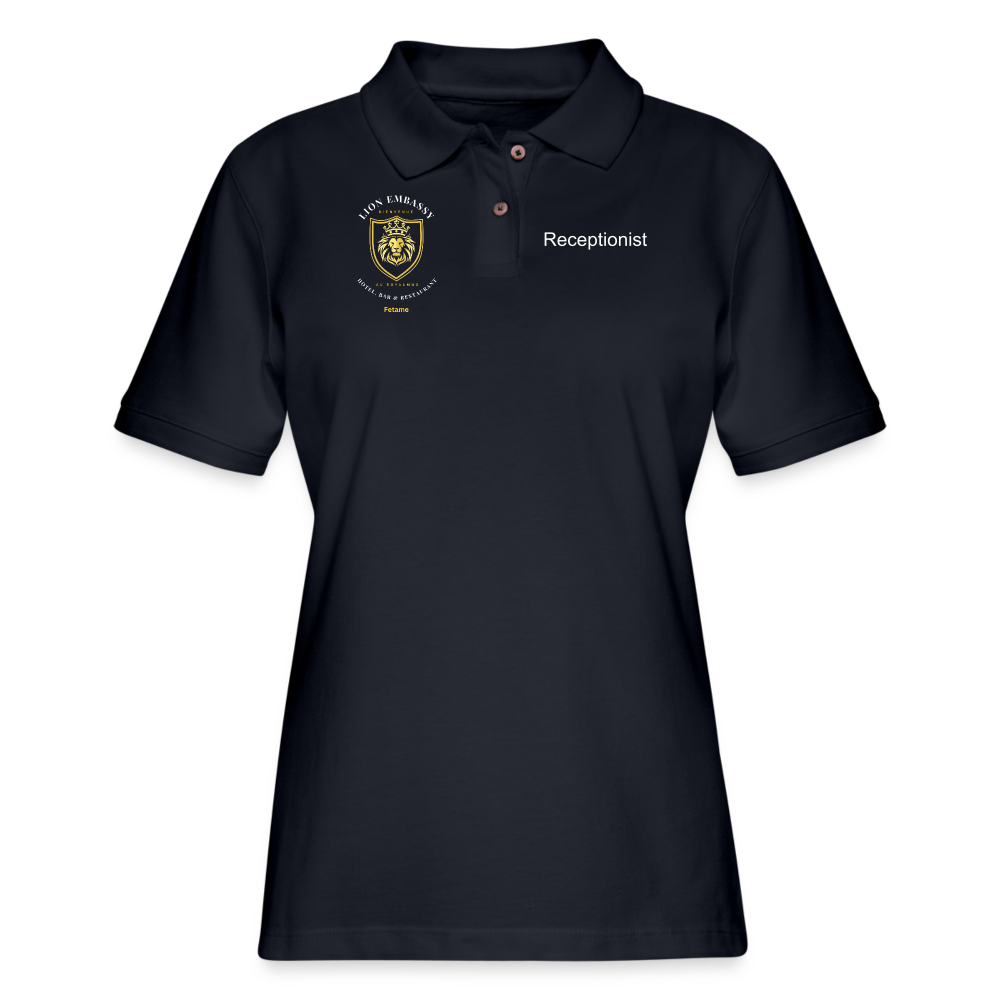 Women's Pique Polo Shirt - midnight navy